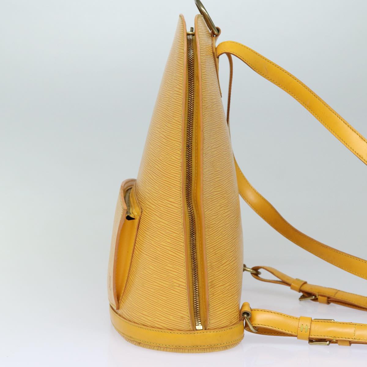 Louis Vuitton Gobelins Yellow Leather Backpack Bag