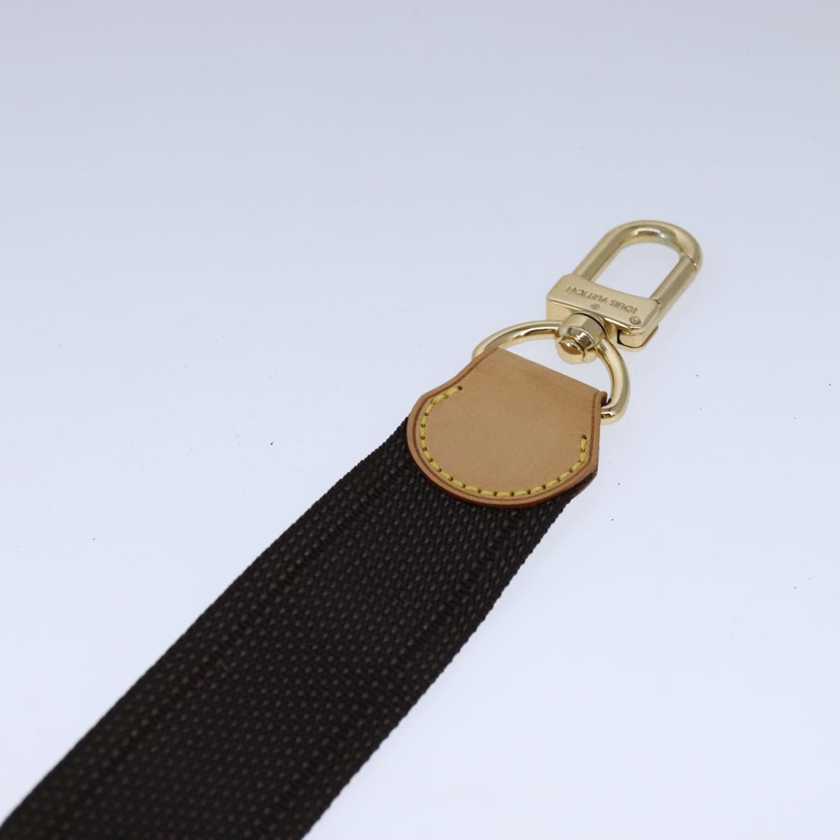 Louis Vuitton Shoulder Strap Brown Canvas Bag Jewelry