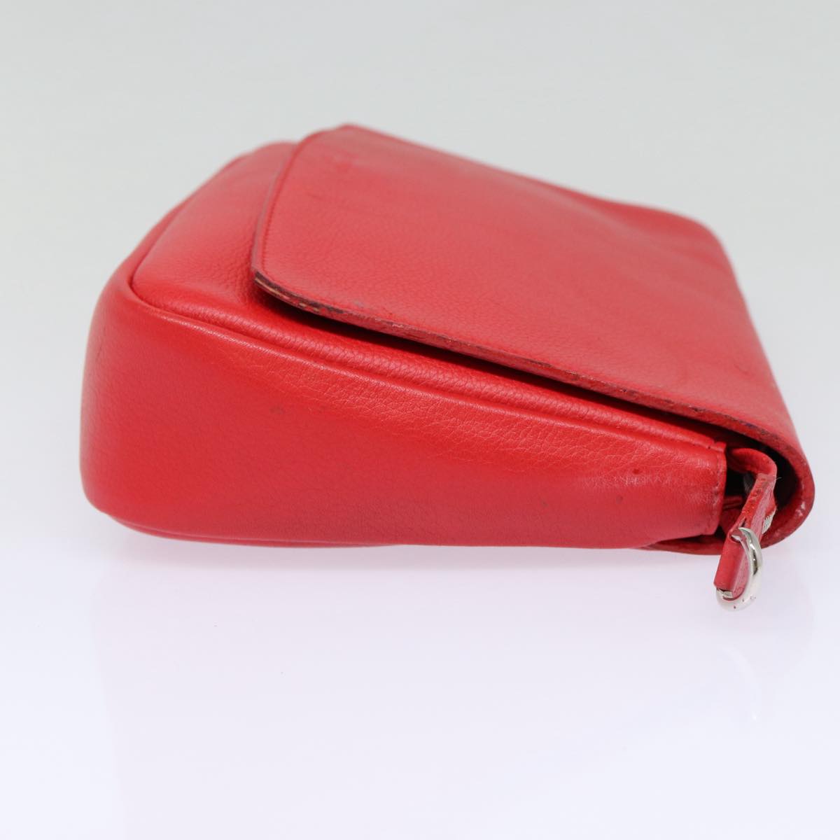 Louis Vuitton Parnassea Red Leather Clutch Bag