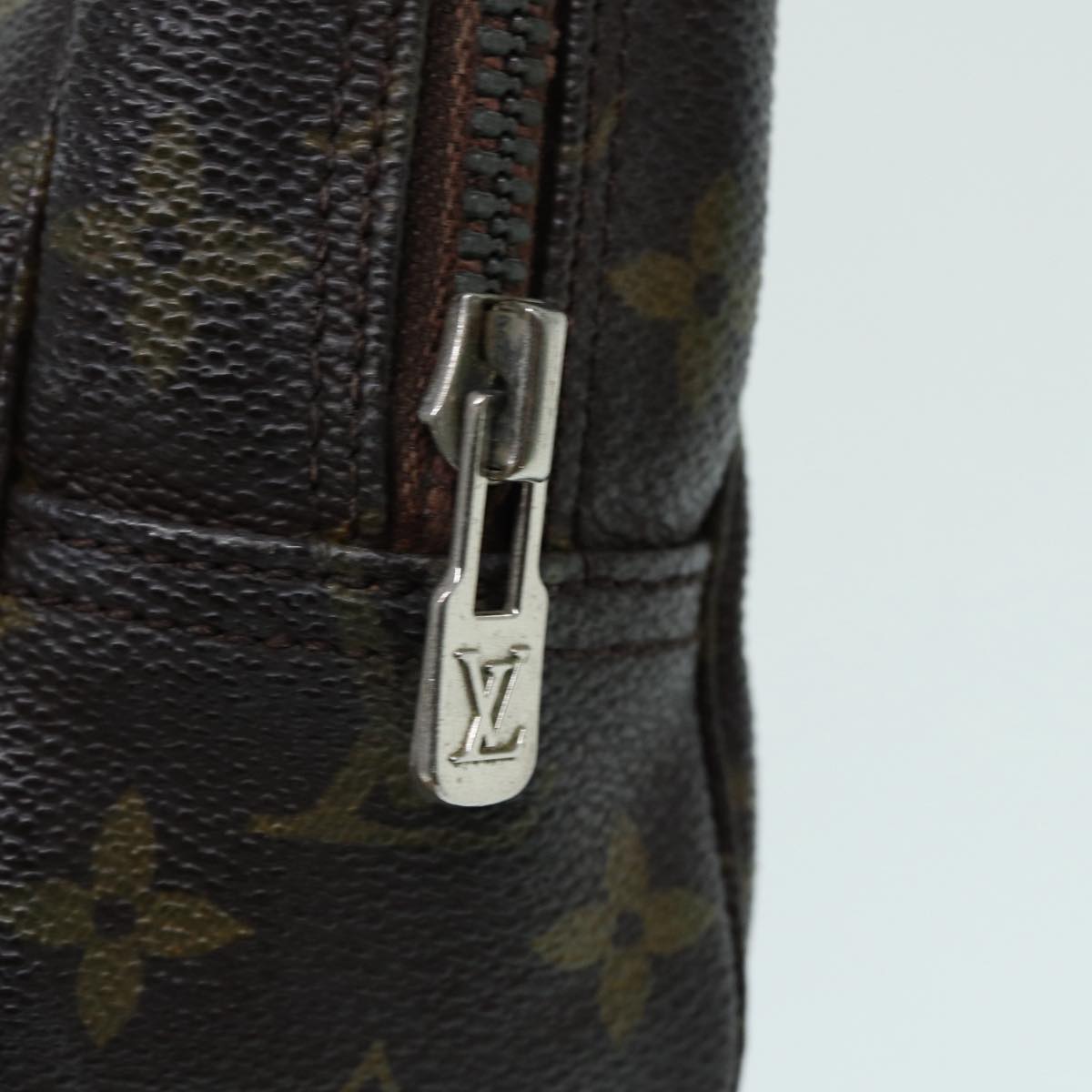 Louis Vuitton Trousse De Toilette Brown Canvas Clutch Bag