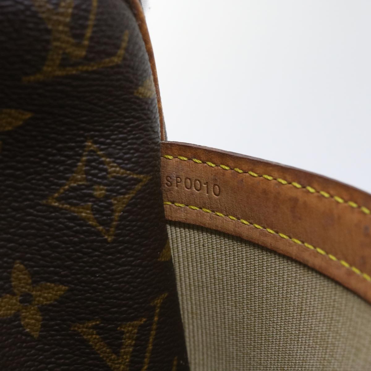 Louis Vuitton Reporter Brown Canvas Shoulder Bag