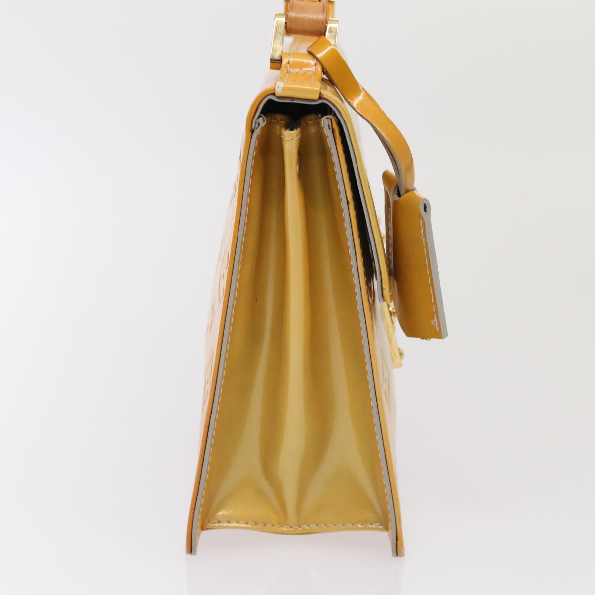 Louis Vuitton Spring Street Camel Patent Leather Handbag