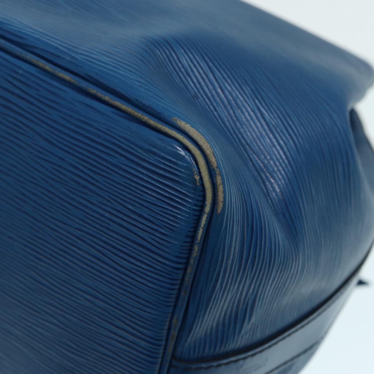 Louis Vuitton Noe Blue Calfskin Shoulder Bag