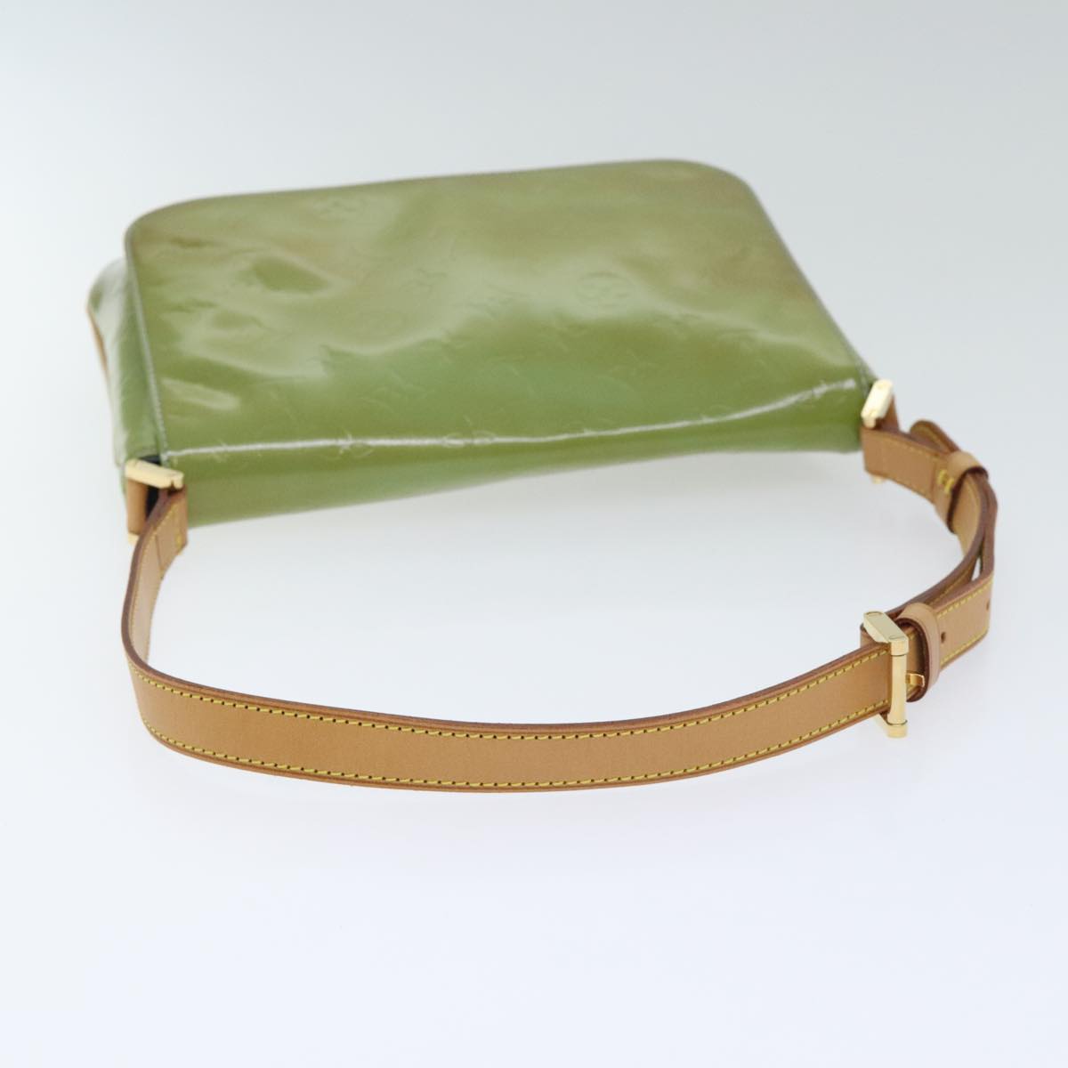 Louis Vuitton Thompson Street Green Patent Leather Shoulder Bag