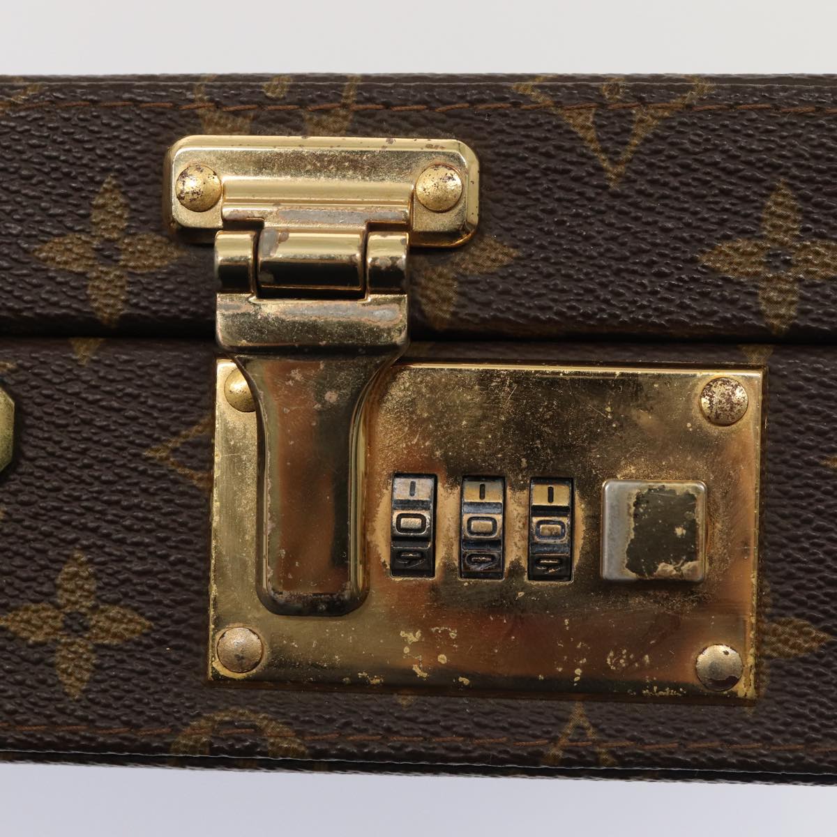 Louis Vuitton Cruiser Brown Canvas Briefcase Bag