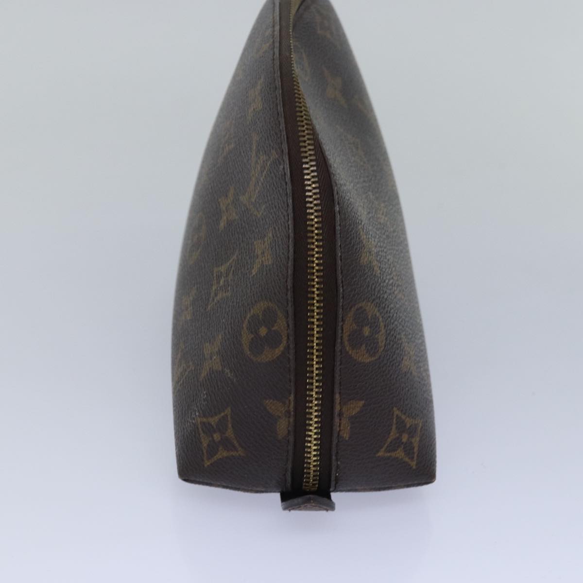Louis Vuitton Demi Ronde Brown Canvas Clutch Bag