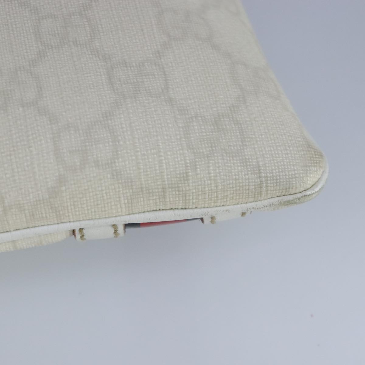 Gucci Ophidia White Canvas Shoulder Bag