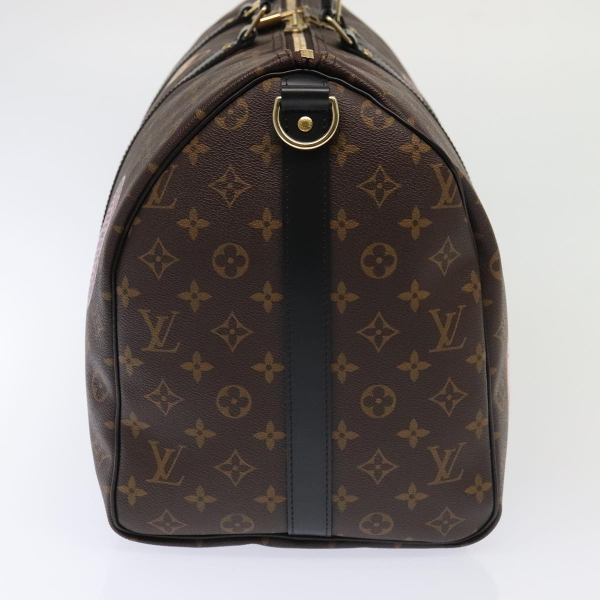 Louis Vuitton Keepall Bandouliere 50 Brown Canvas Shoulder Bag