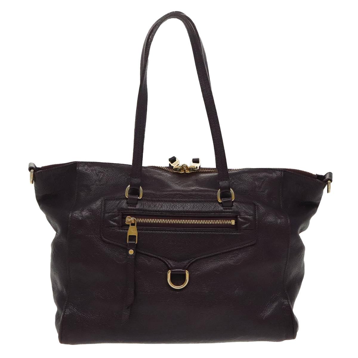 Louis Vuitton Lumineuse Purple Leather Shoulder Bag