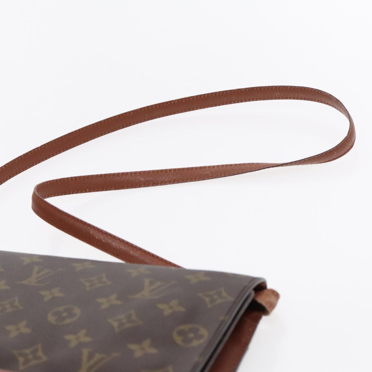Louis Vuitton Bordeaux Brown Canvas Shoulder Bag