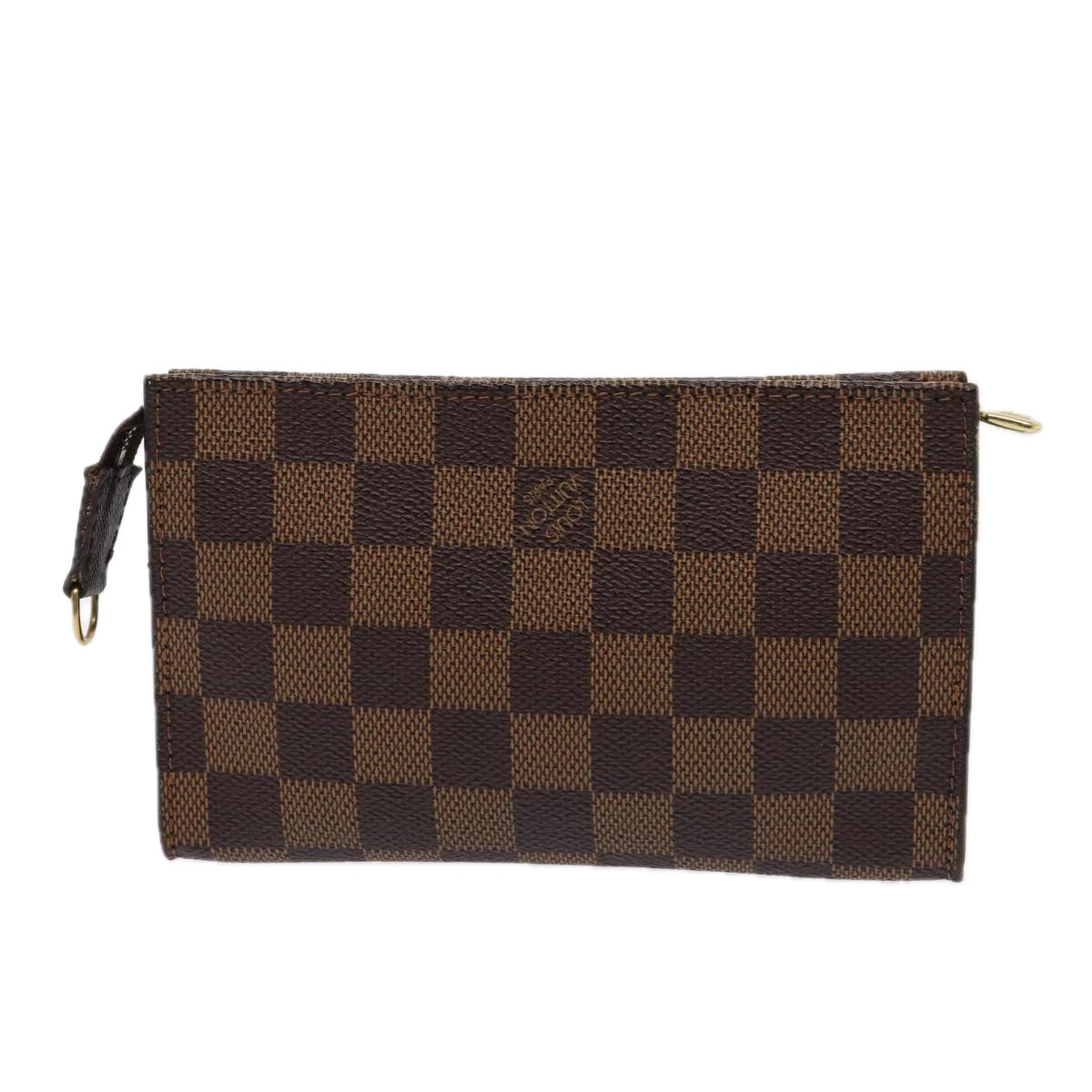 Louis Vuitton Trousse De Toilette Brown Canvas Clutch Bag
