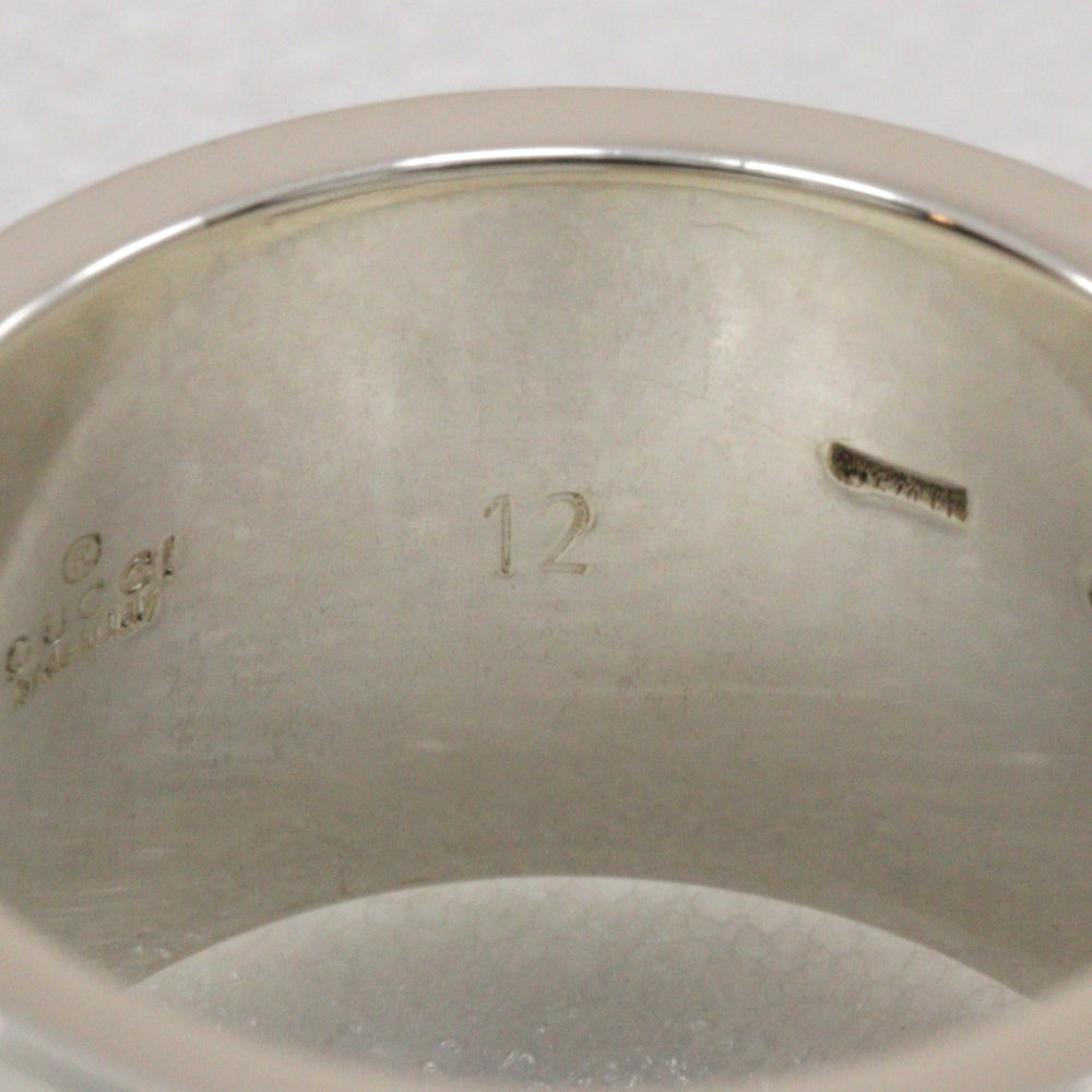 Gucci Logo G Silver Silver Ring Jewelry