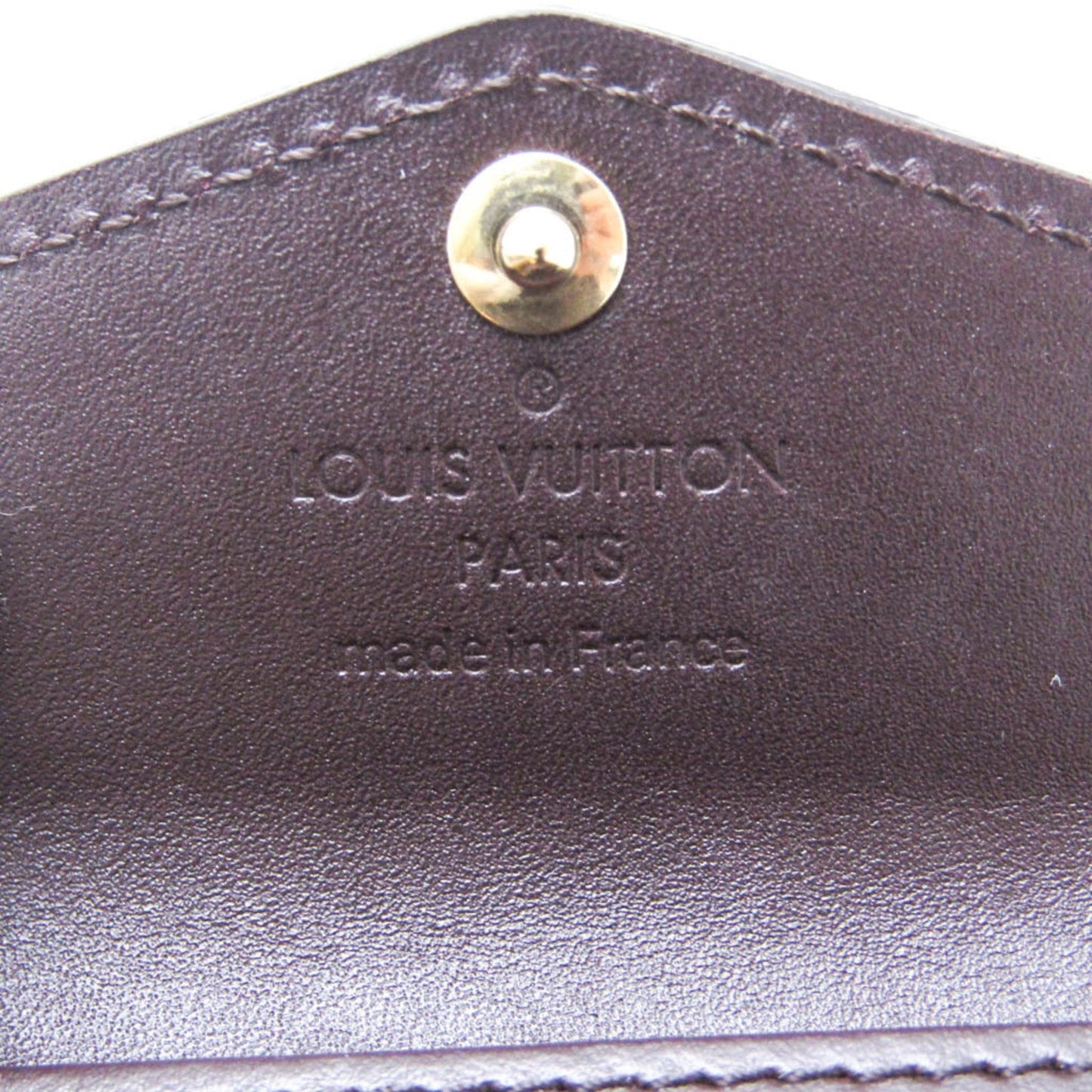 Louis Vuitton Multiclés 4 Brown Patent Leather Wallet