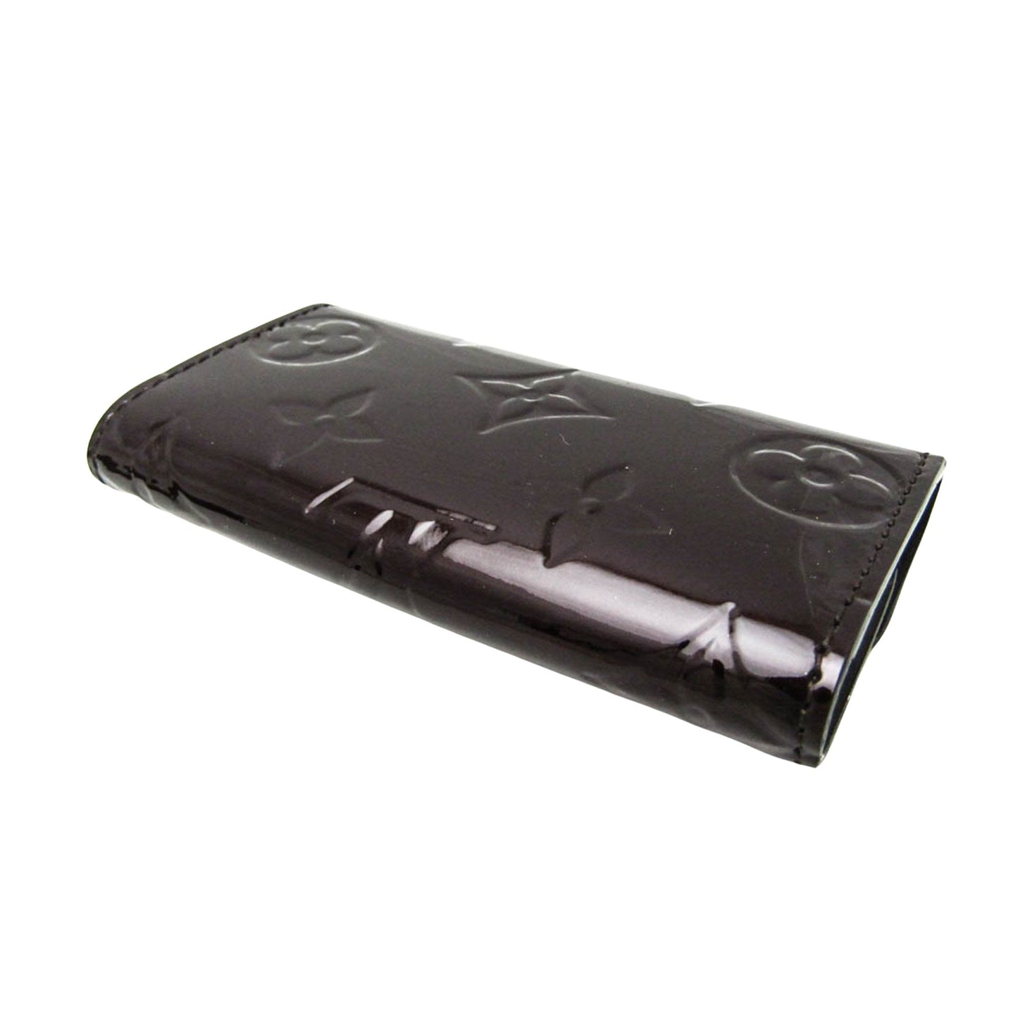 Louis Vuitton Multiclés 4 Brown Patent Leather Wallet