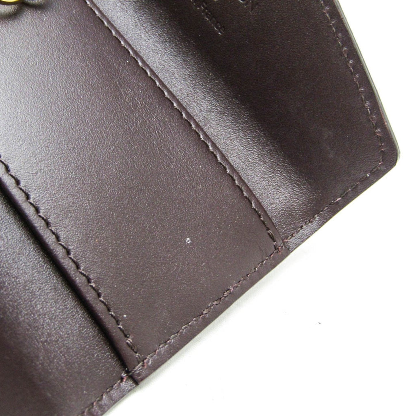 Louis Vuitton Multiclés 4 Brown Patent Leather Wallet