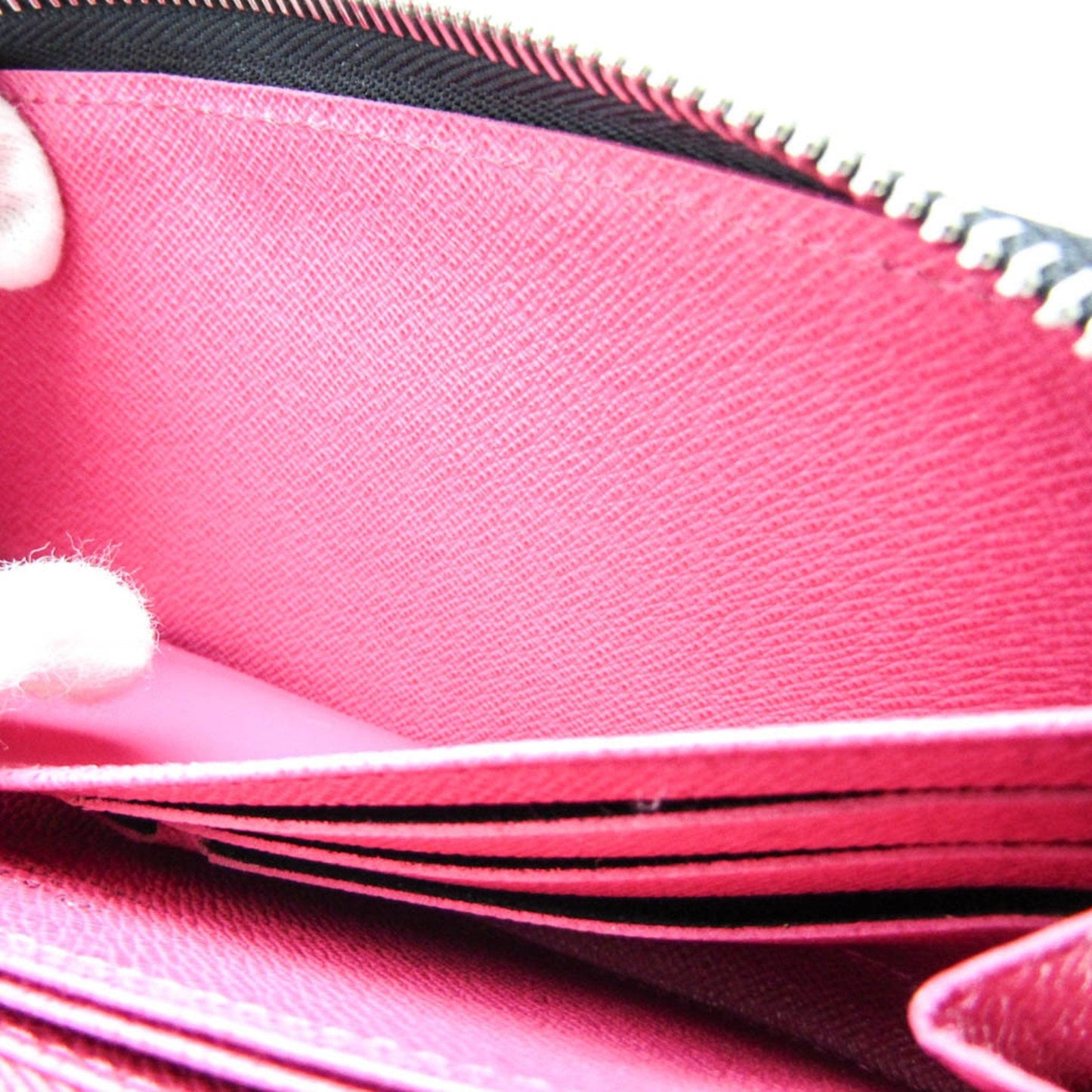 Louis Vuitton Zippy Wallet Pink Leather Wallet