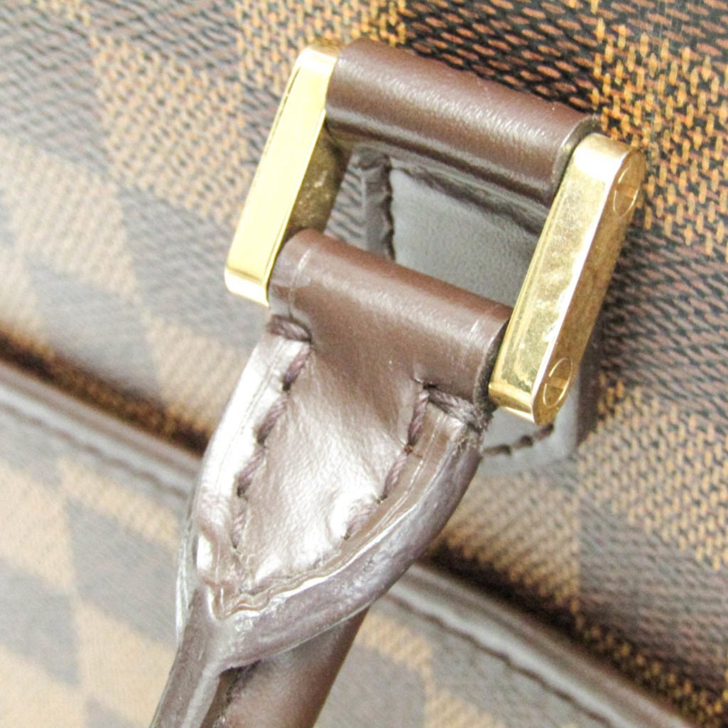 Louis Vuitton Sarria Brown Canvas Handbag