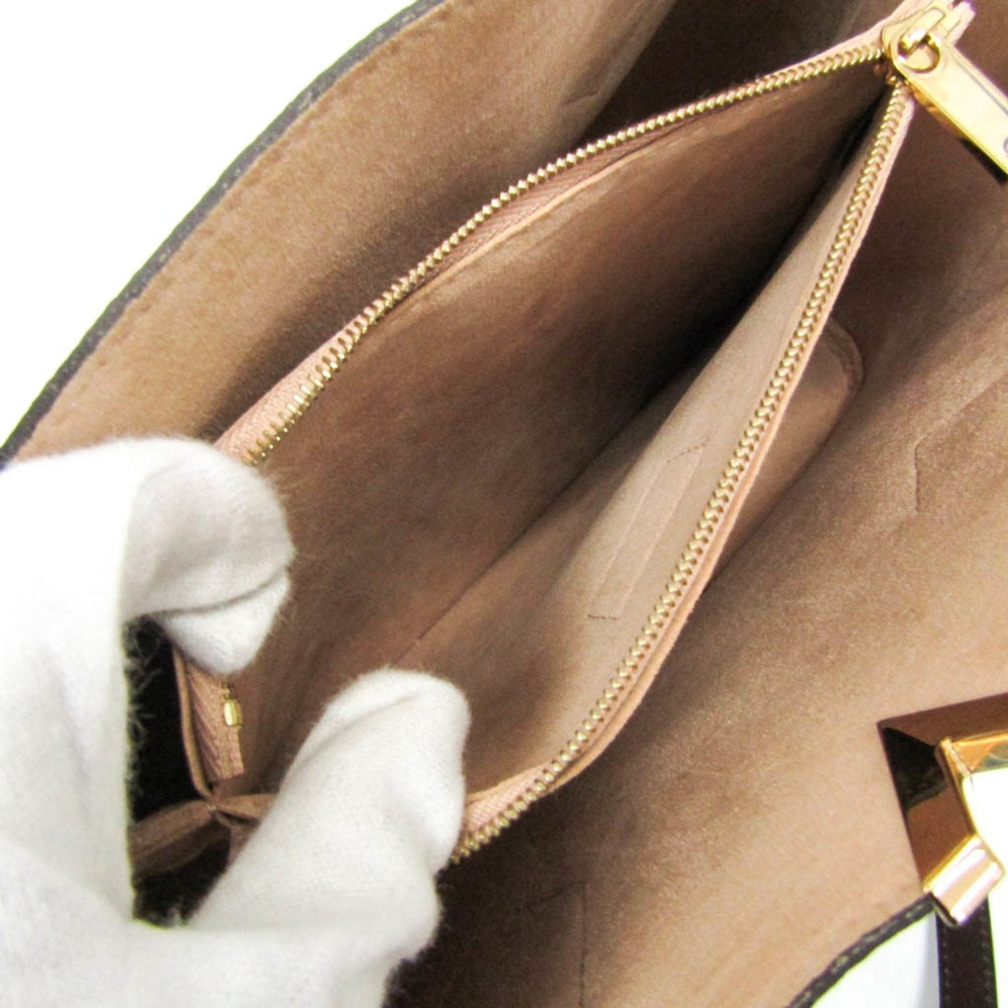 Louis Vuitton Kensington Brown Canvas Handbag