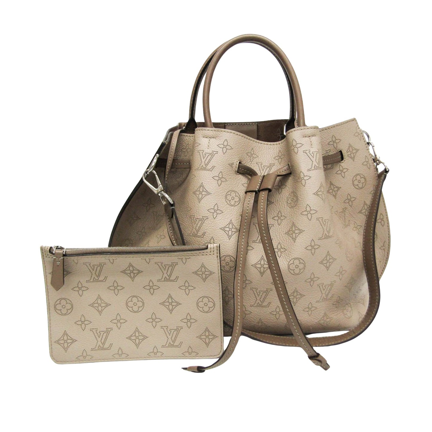 Louis Vuitton Girolata Beige Leather Shoulder Bag ()