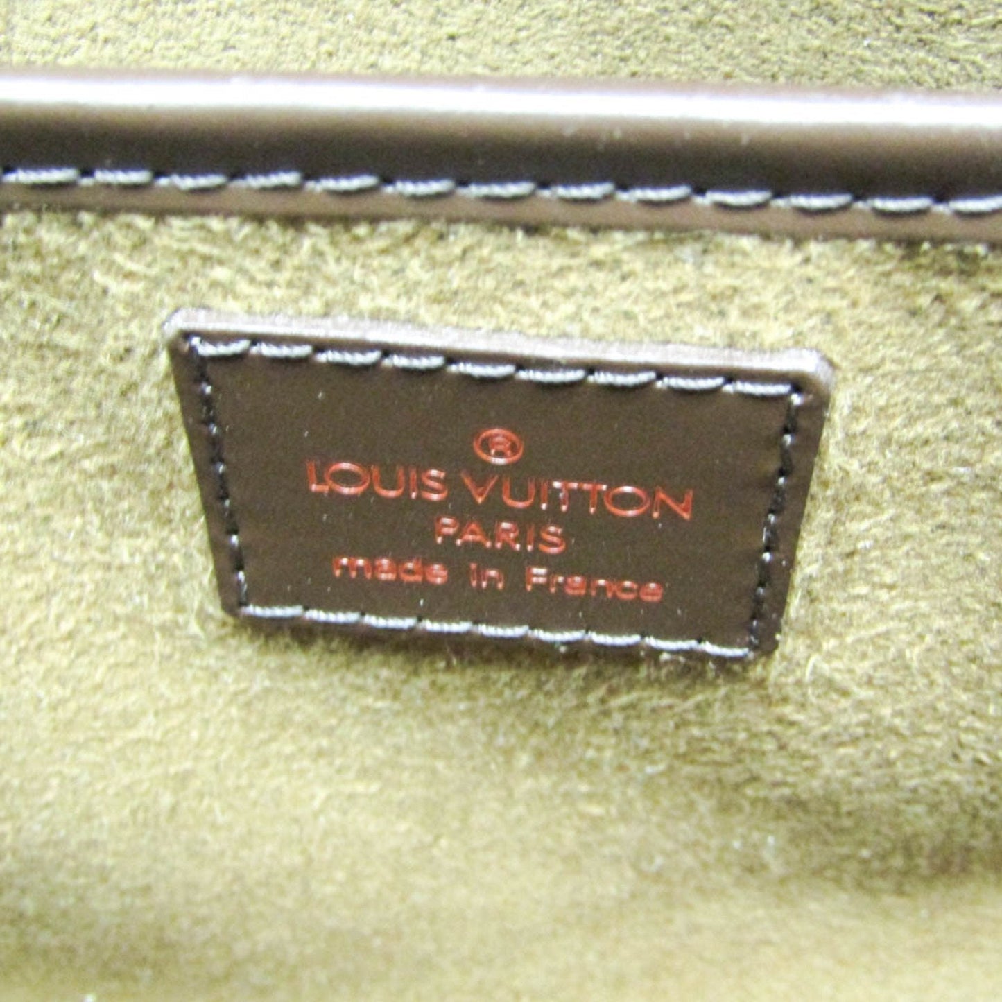 Louis Vuitton Saint-Louis Brown Canvas Clutch Bag