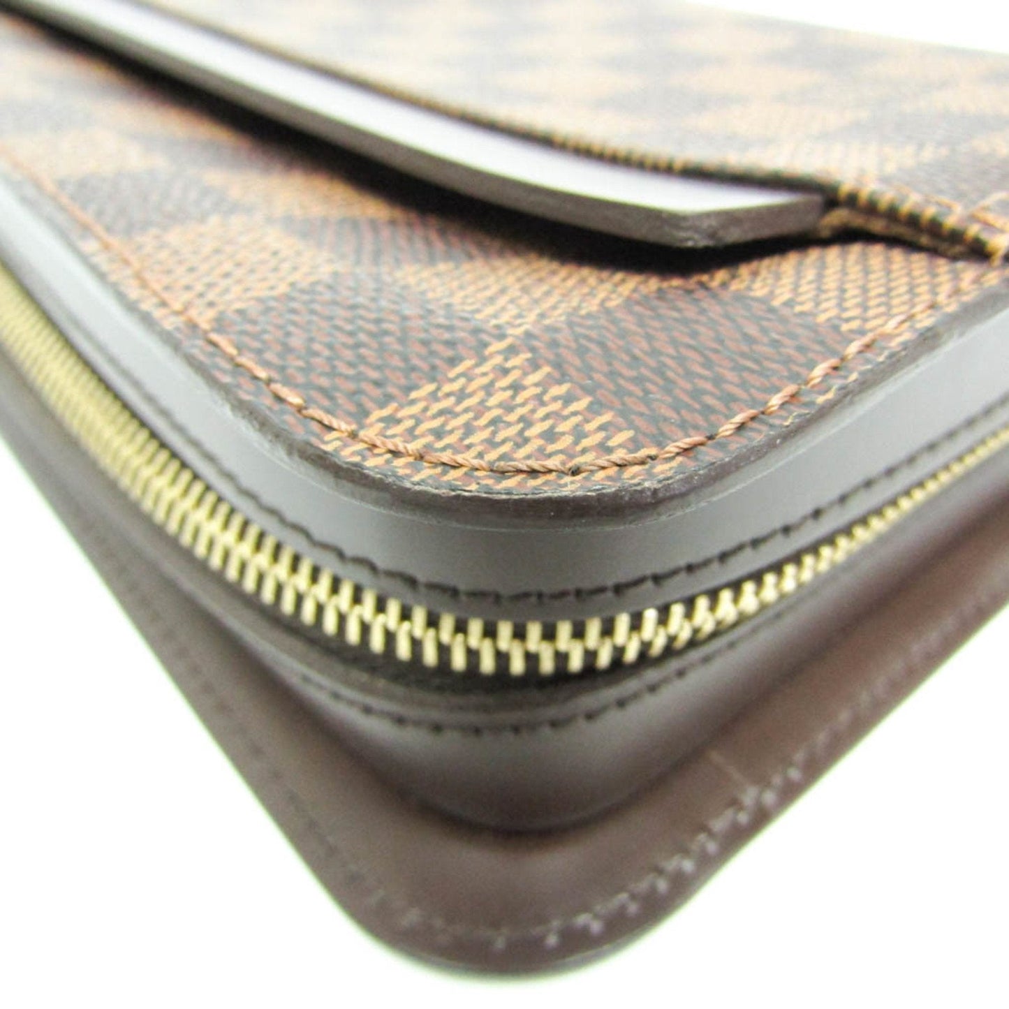 Louis Vuitton Saint-Louis Brown Canvas Clutch Bag