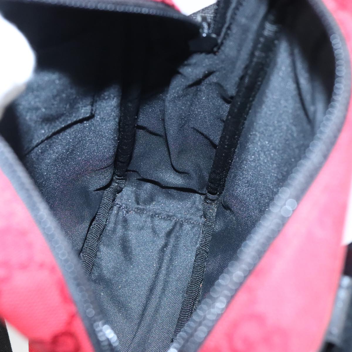 Gucci Red Canvas Shoulder Bag