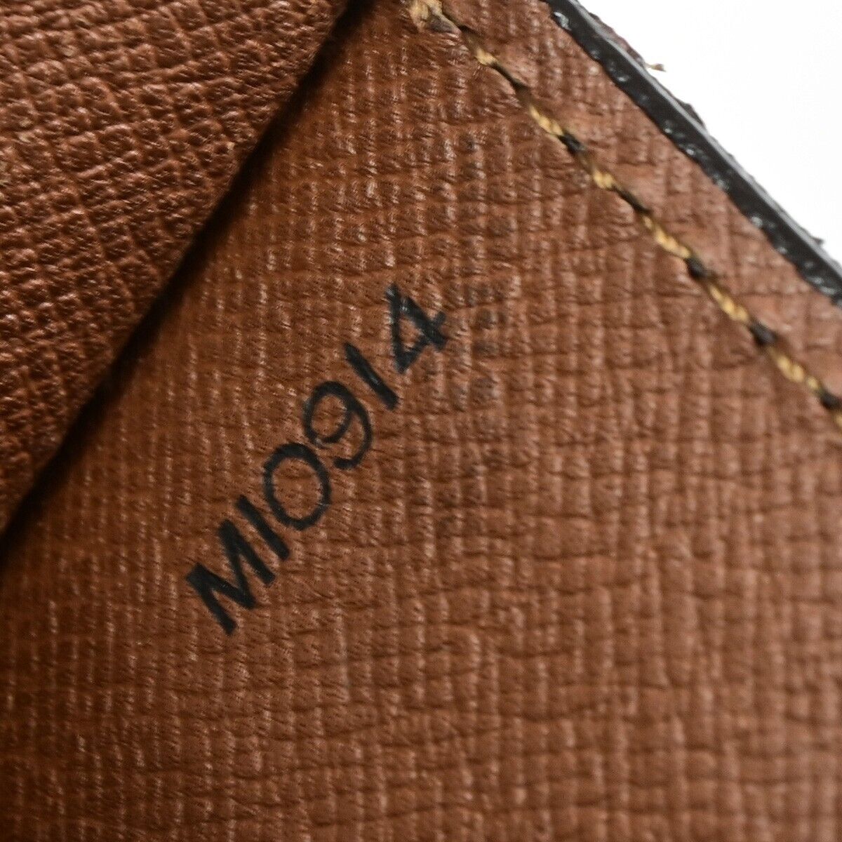Louis Vuitton Porte Documents Brown Canvas Briefcase Bag