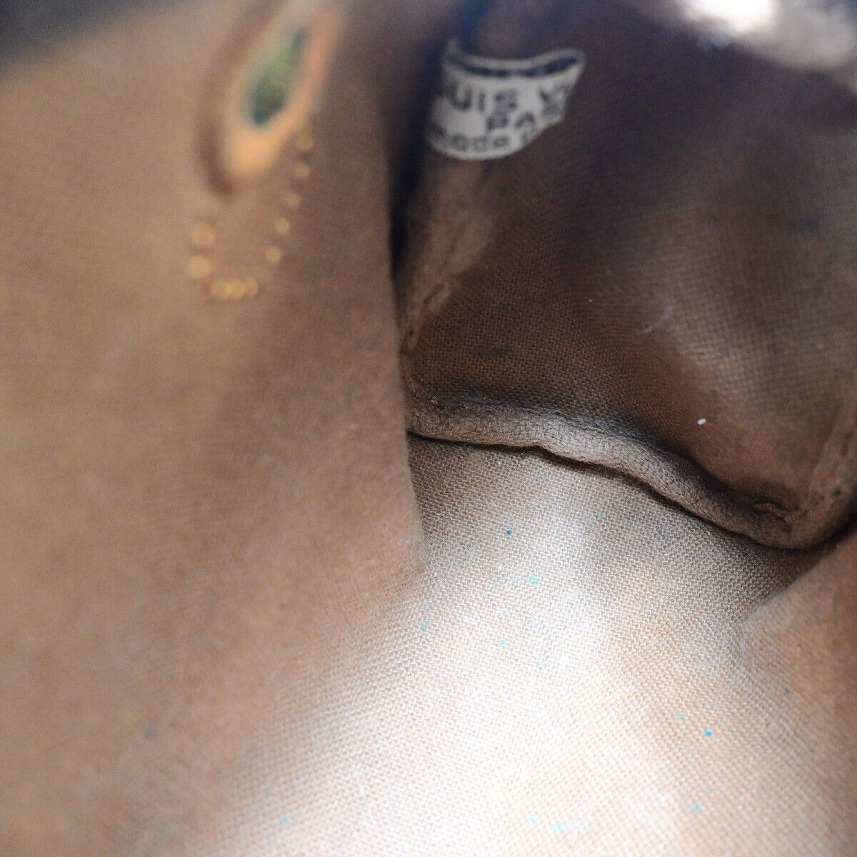 Louis Vuitton Mini Speedy Brown Canvas Handbag