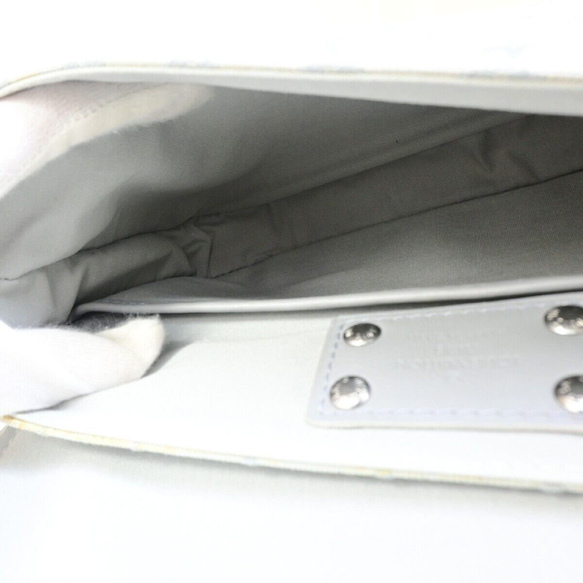 Louis Vuitton Musette Tango Grey Canvas Shoulder Bag