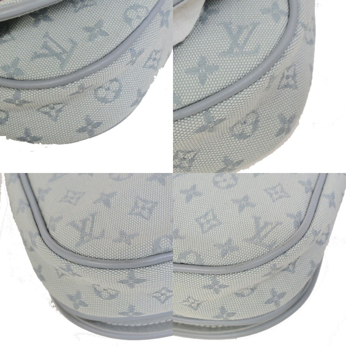 Louis Vuitton Musette Tango Grey Canvas Shoulder Bag