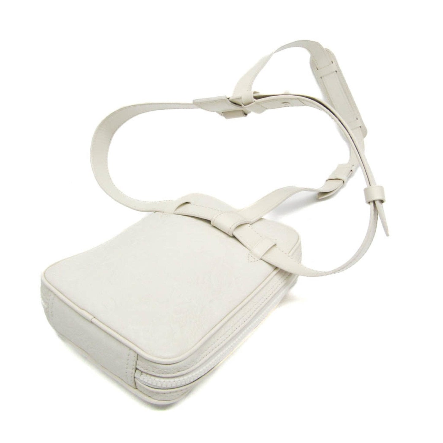 Louis Vuitton Utility Side White Leather Shoulder Bag