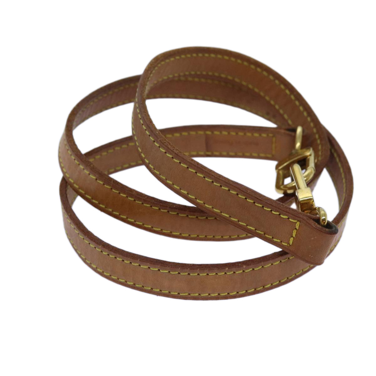 Louis Vuitton Bandoulière De Sac Beige Leather Bag Jewelry