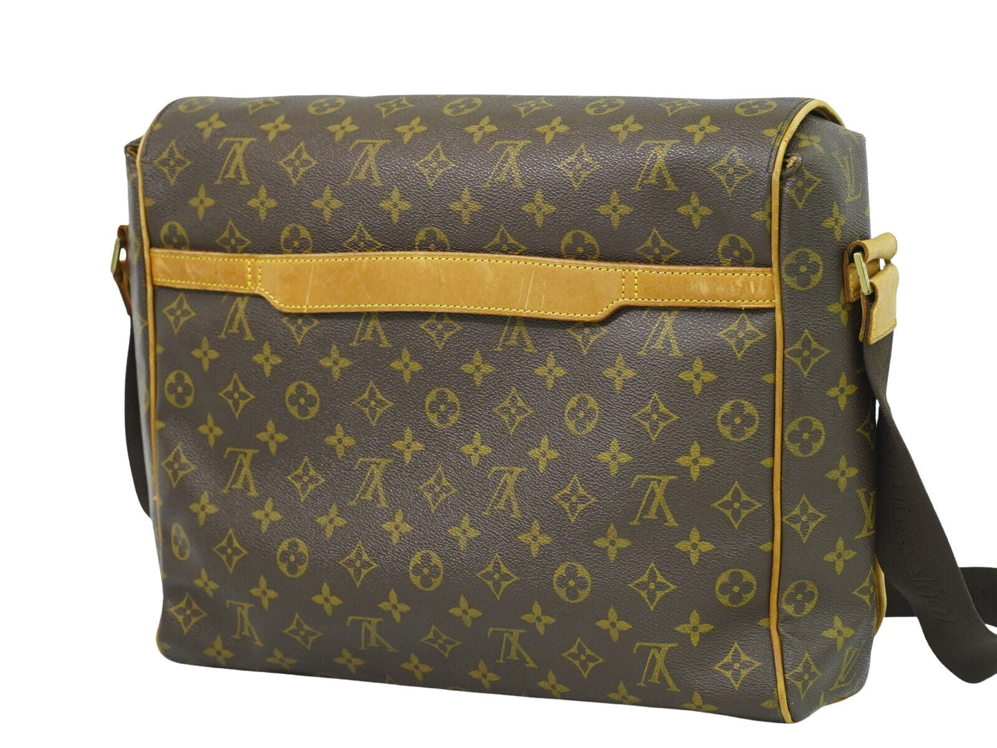 Louis Vuitton Abbesses Brown Canvas Backpack Bag