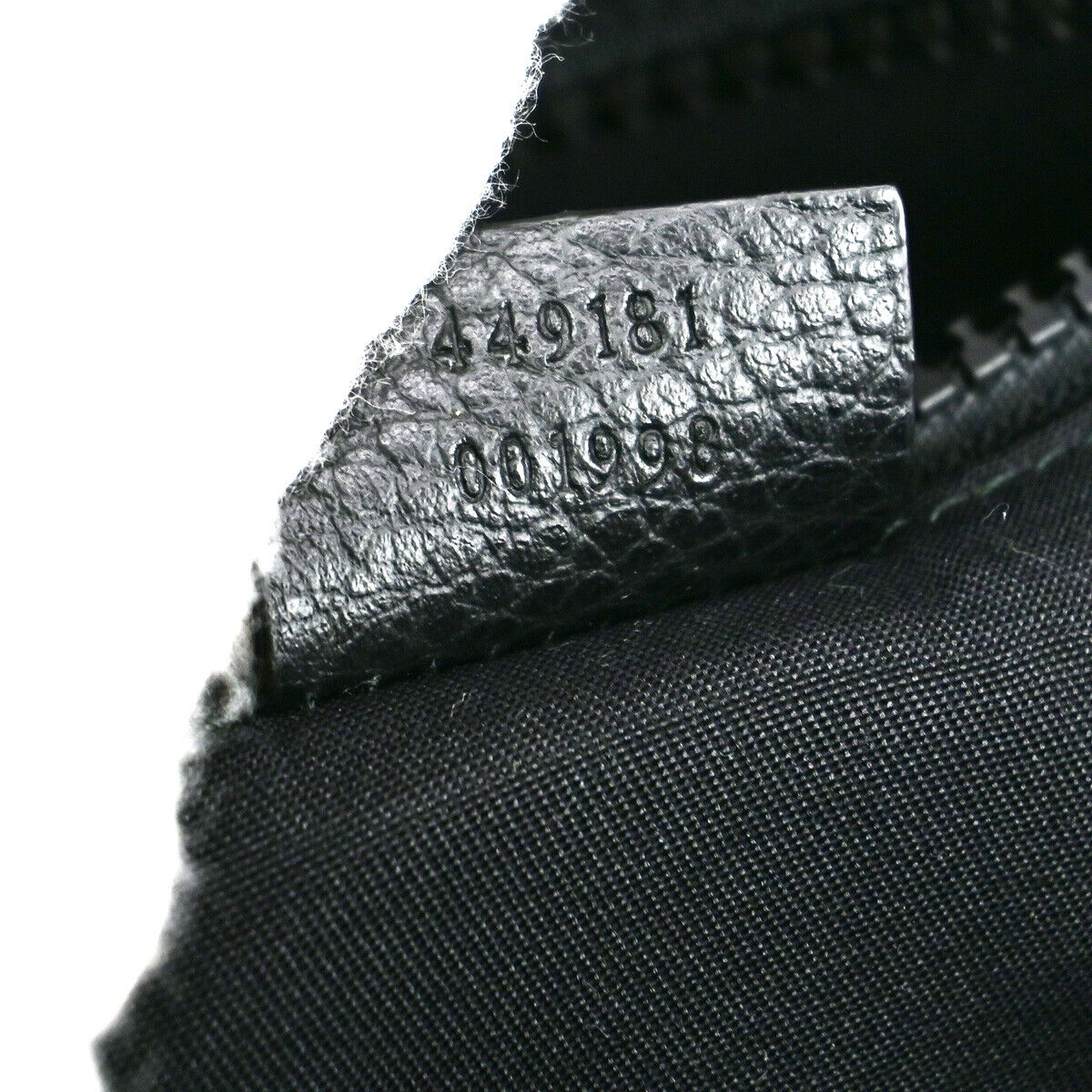 Gucci Sherry Black Synthetic Backpack Bag