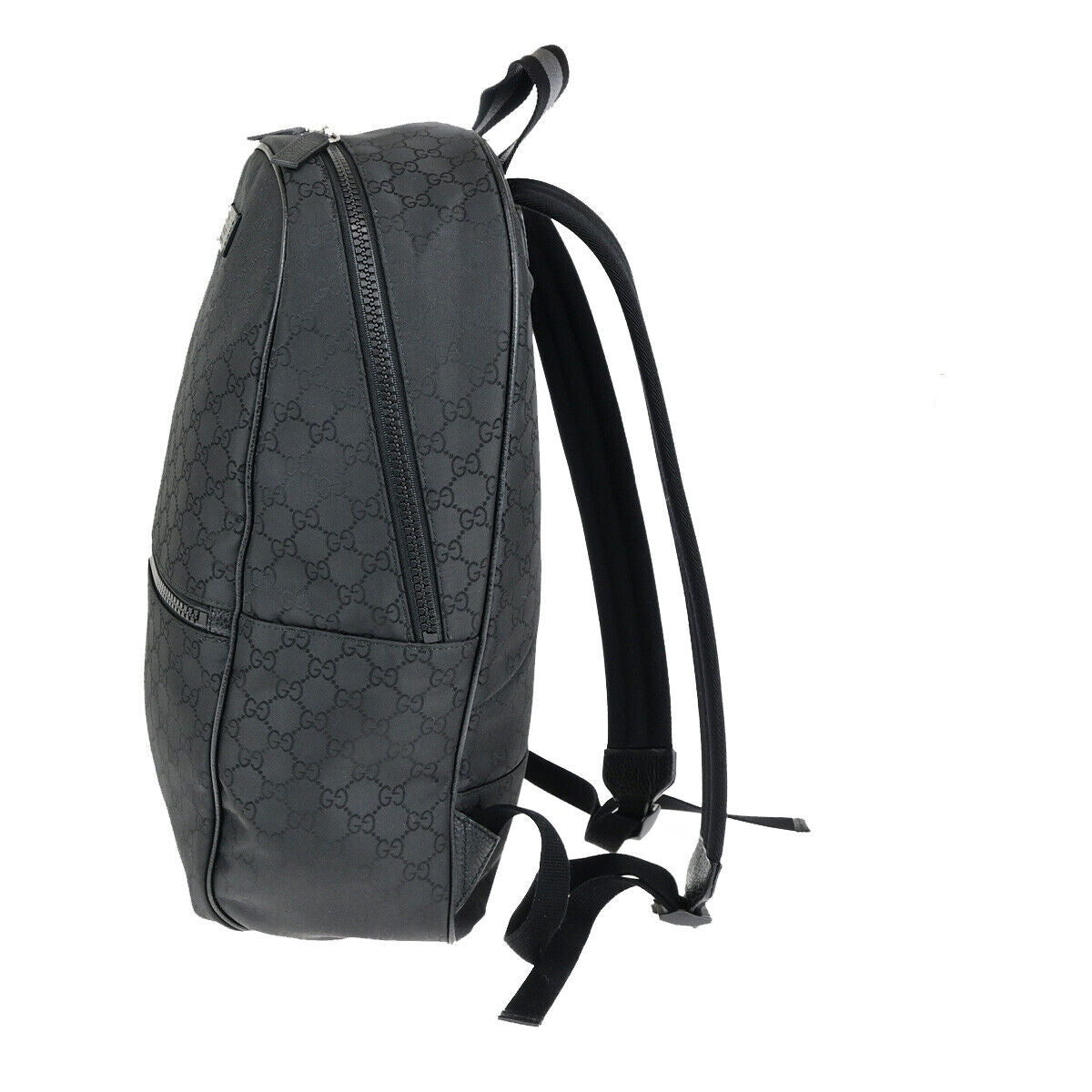 Gucci Sherry Black Synthetic Backpack Bag