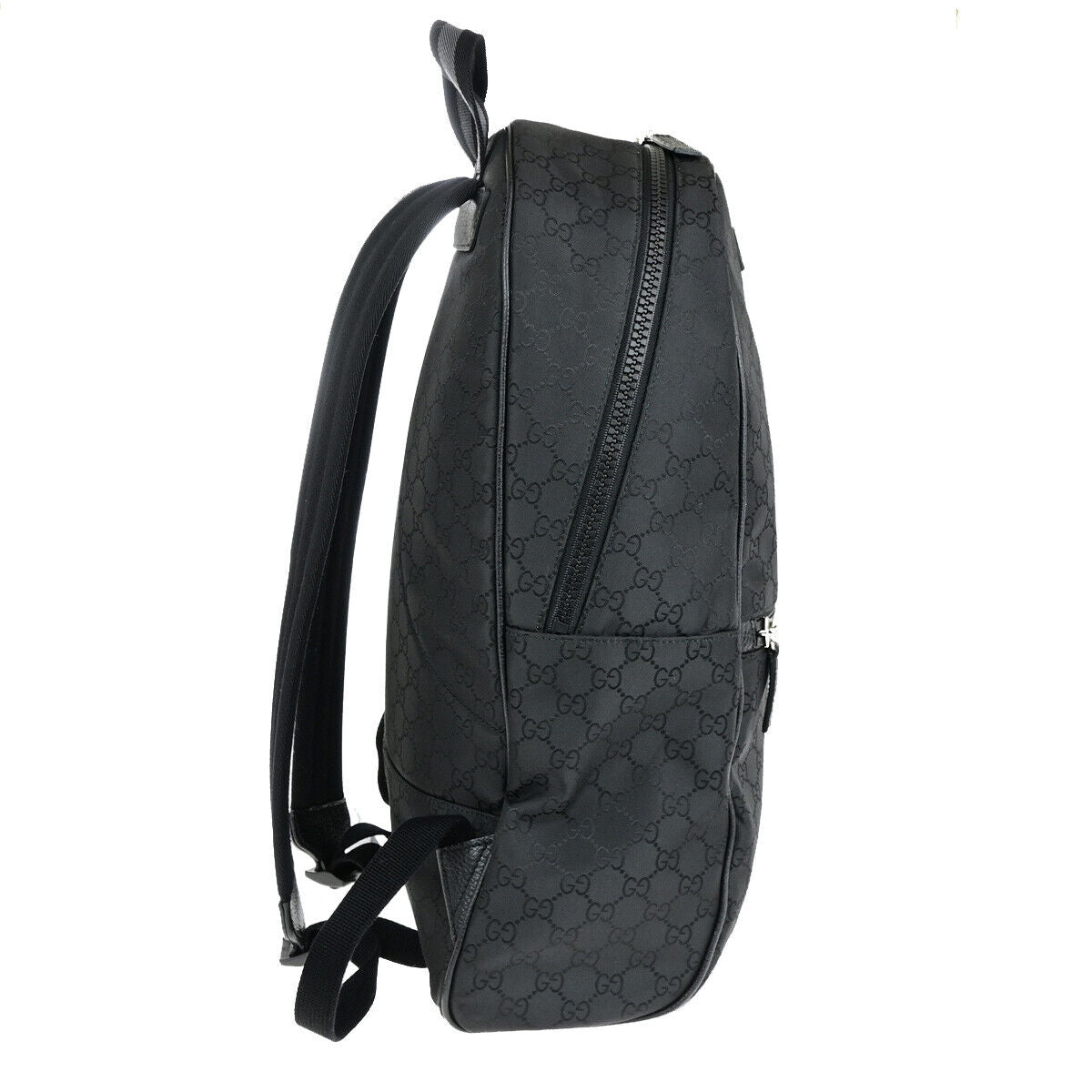 Gucci Sherry Black Synthetic Backpack Bag