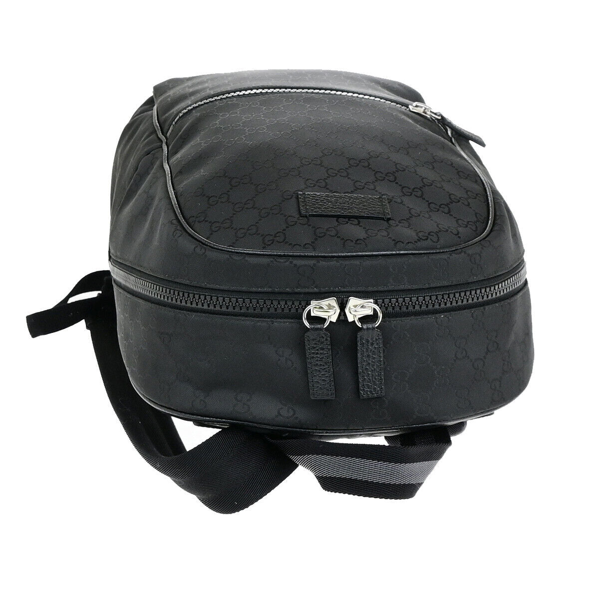 Gucci Sherry Black Synthetic Backpack Bag
