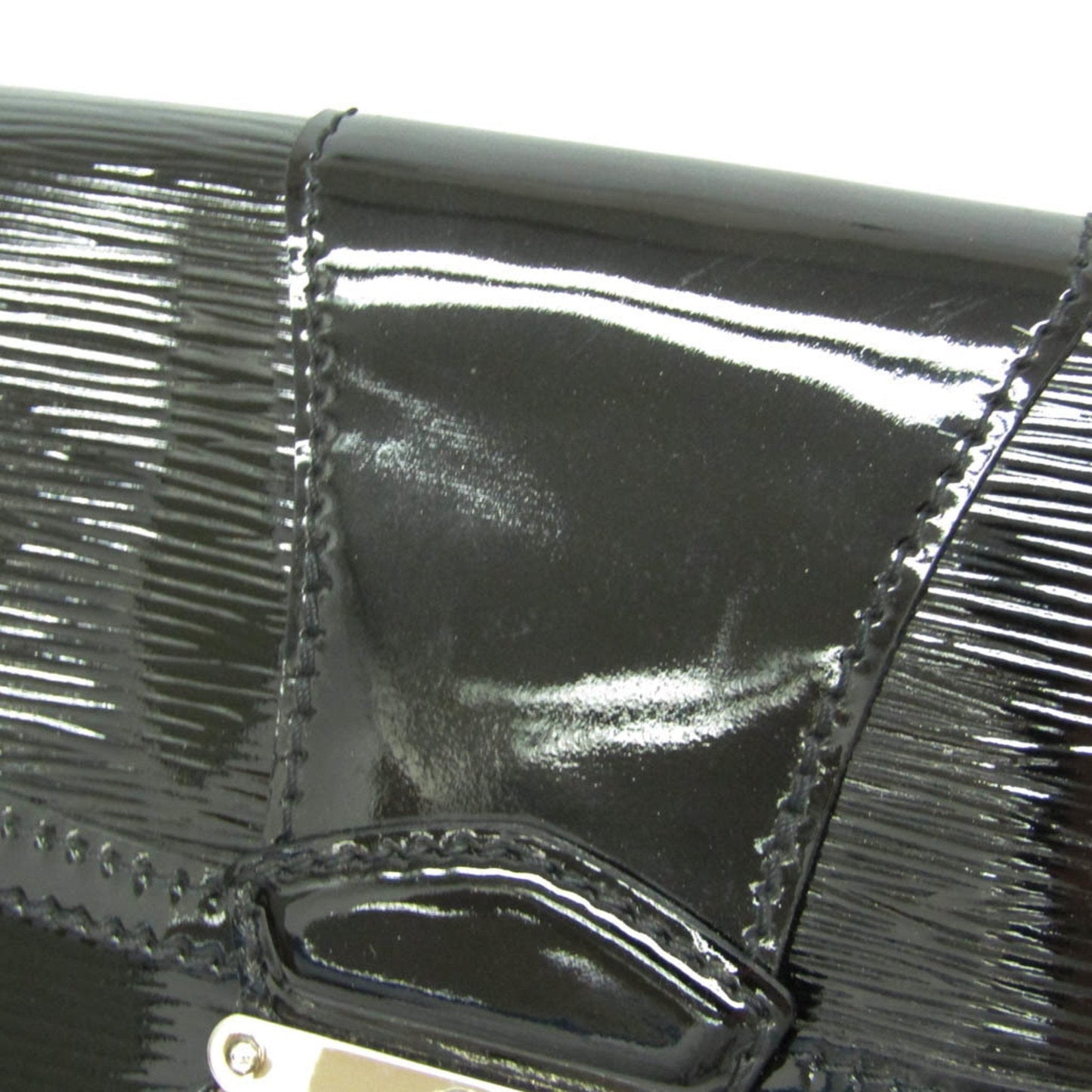 Louis Vuitton Jena Black Patent Leather Shoulder Bag