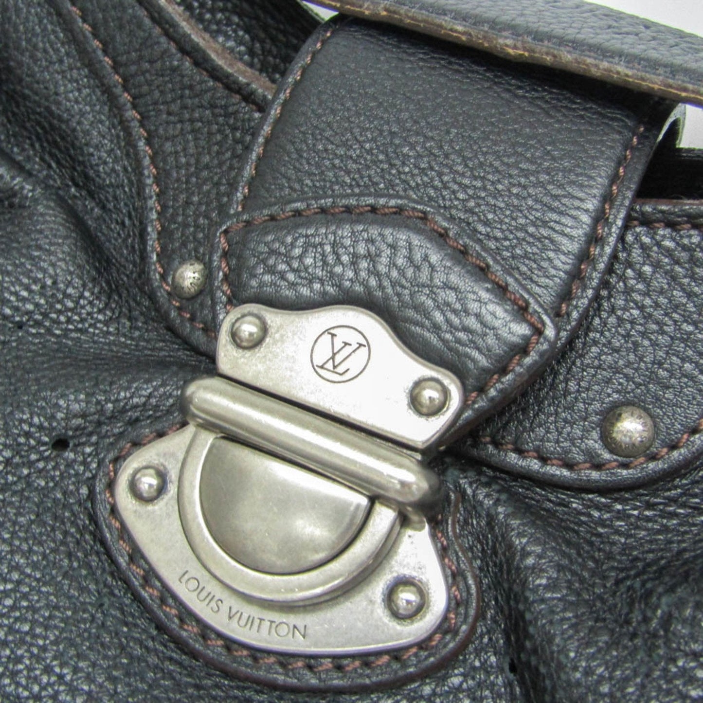Louis Vuitton Solar Black Leather Shoulder Bag
