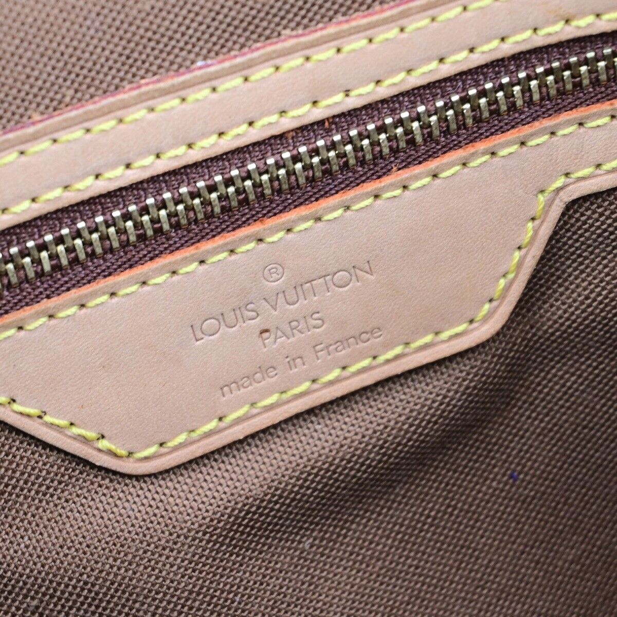 Louis Vuitton Mezzo Brown Canvas Shoulder Bag
