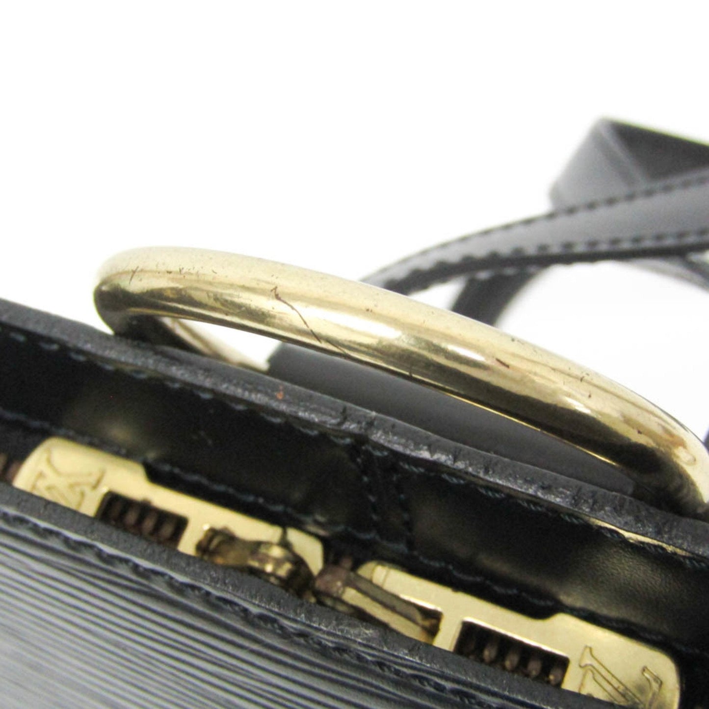 Louis Vuitton Gobelins Black Leather Backpack Bag