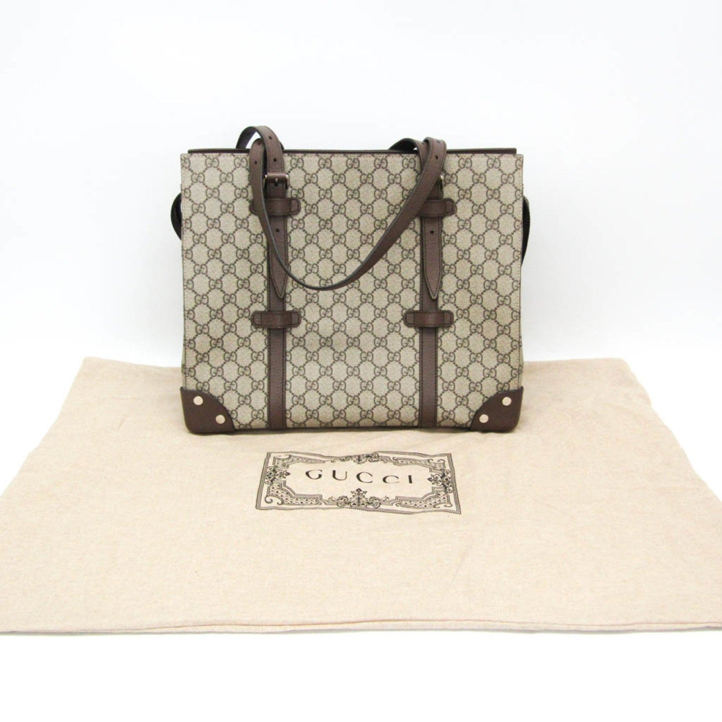 Gucci Gg Canvas Beige Canvas Tote Bag