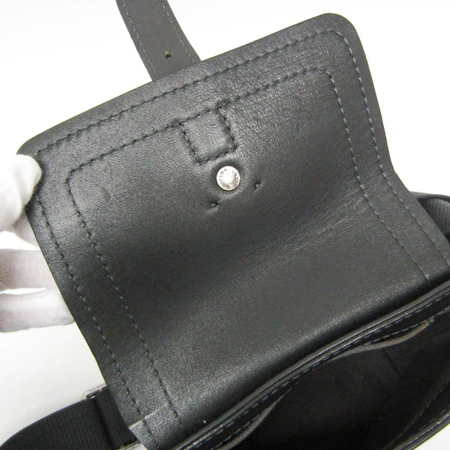 Louis Vuitton Yuma Black Leather Shoulder Bag