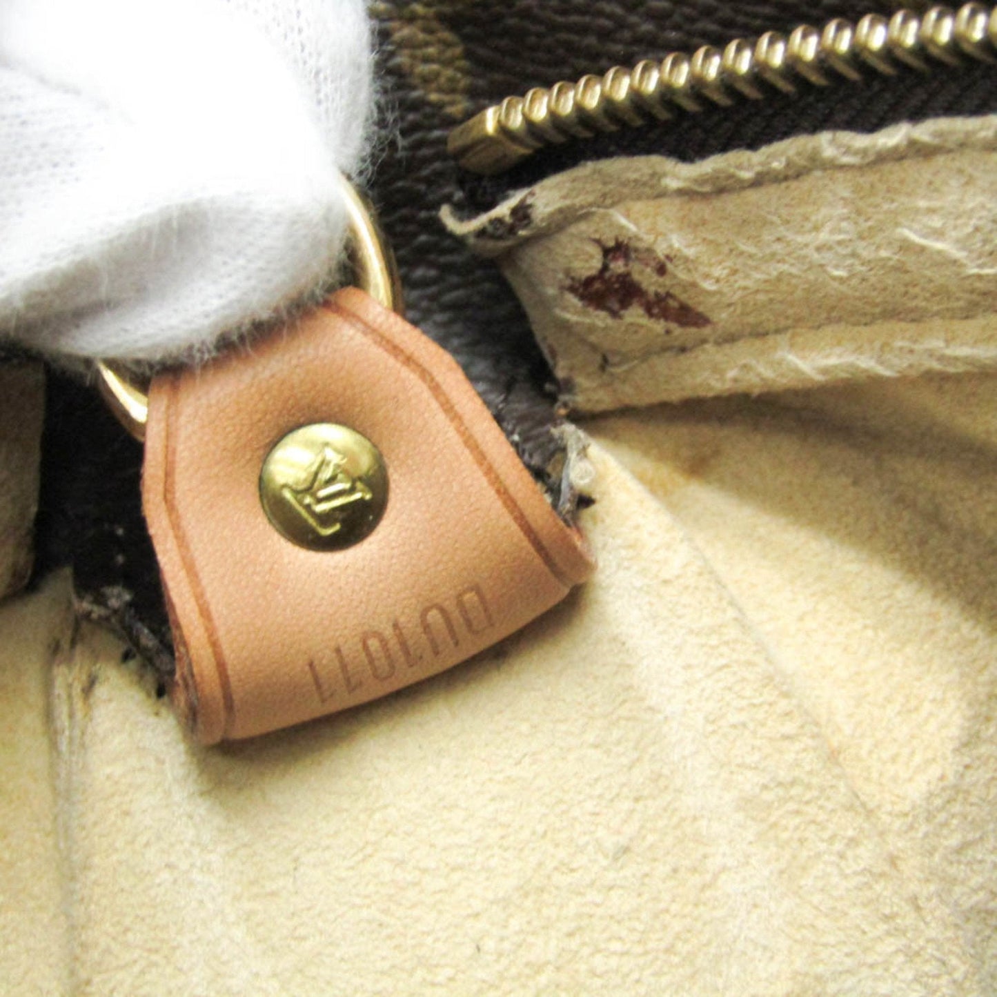 Louis Vuitton Looping Gm Brown Canvas Shoulder Bag