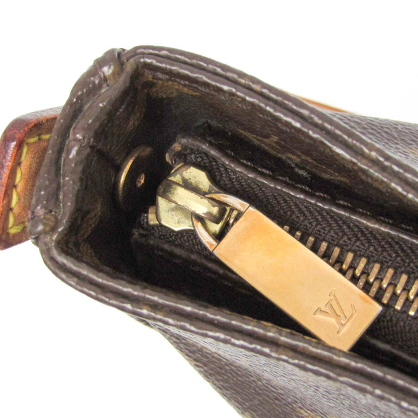 Louis Vuitton Looping Gm Brown Canvas Shoulder Bag