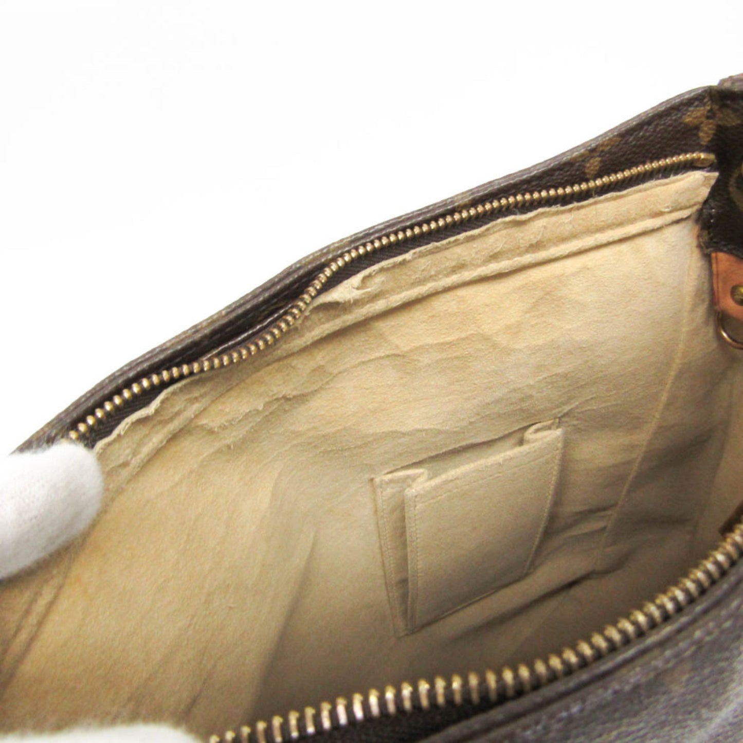 Louis Vuitton Looping Gm Brown Canvas Shoulder Bag