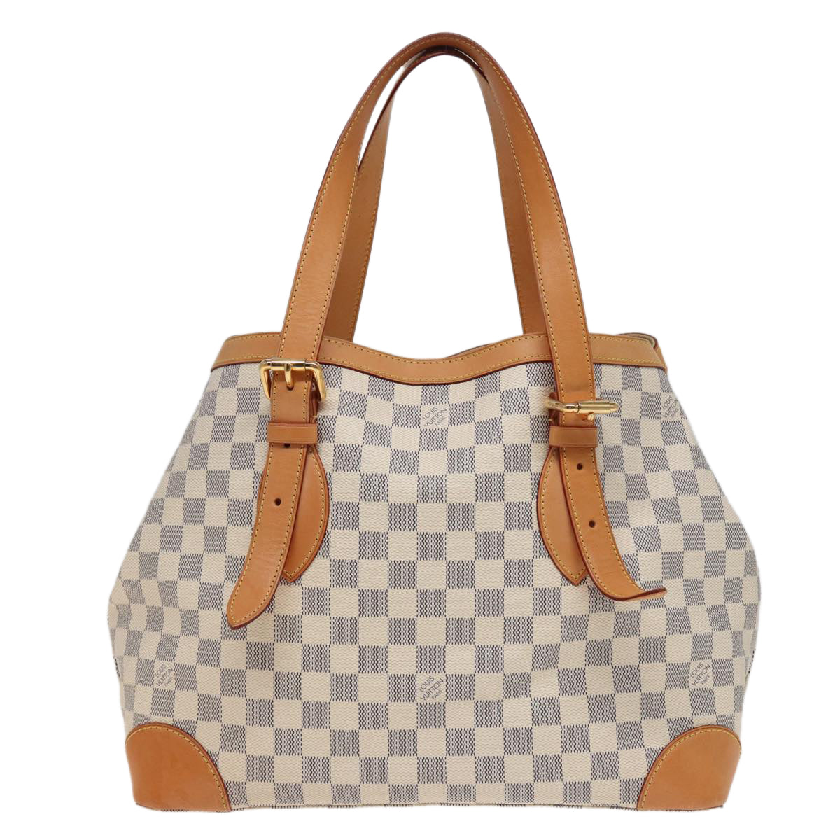 Louis Vuitton Hampstead White Canvas Tote Bag