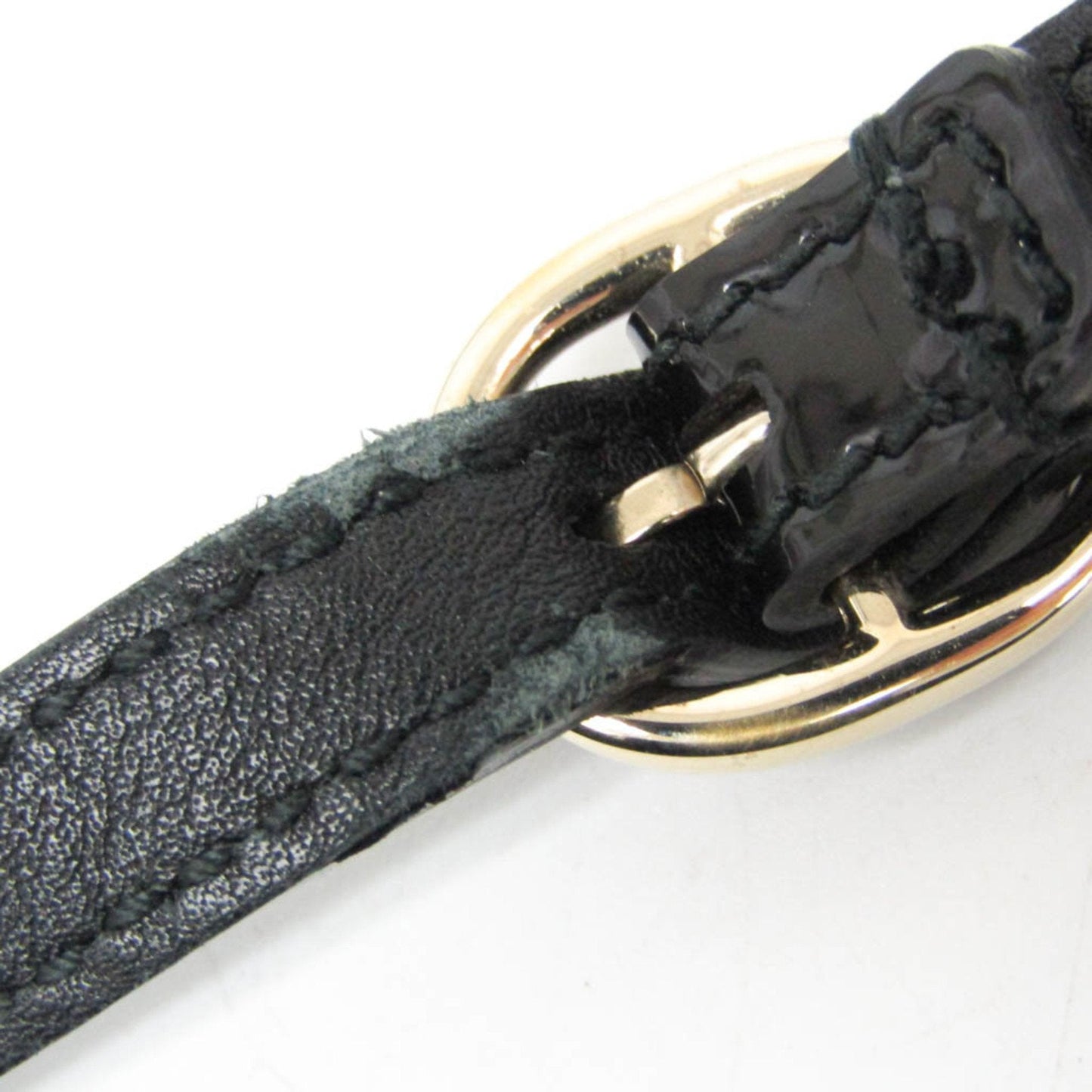 Gucci Micro Guccissima Black Patent Leather Wallet