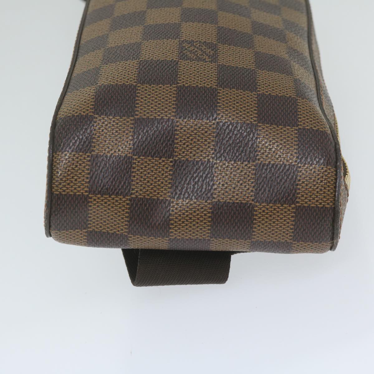 Louis Vuitton Geronimo Brown Canvas Shoulder Bag