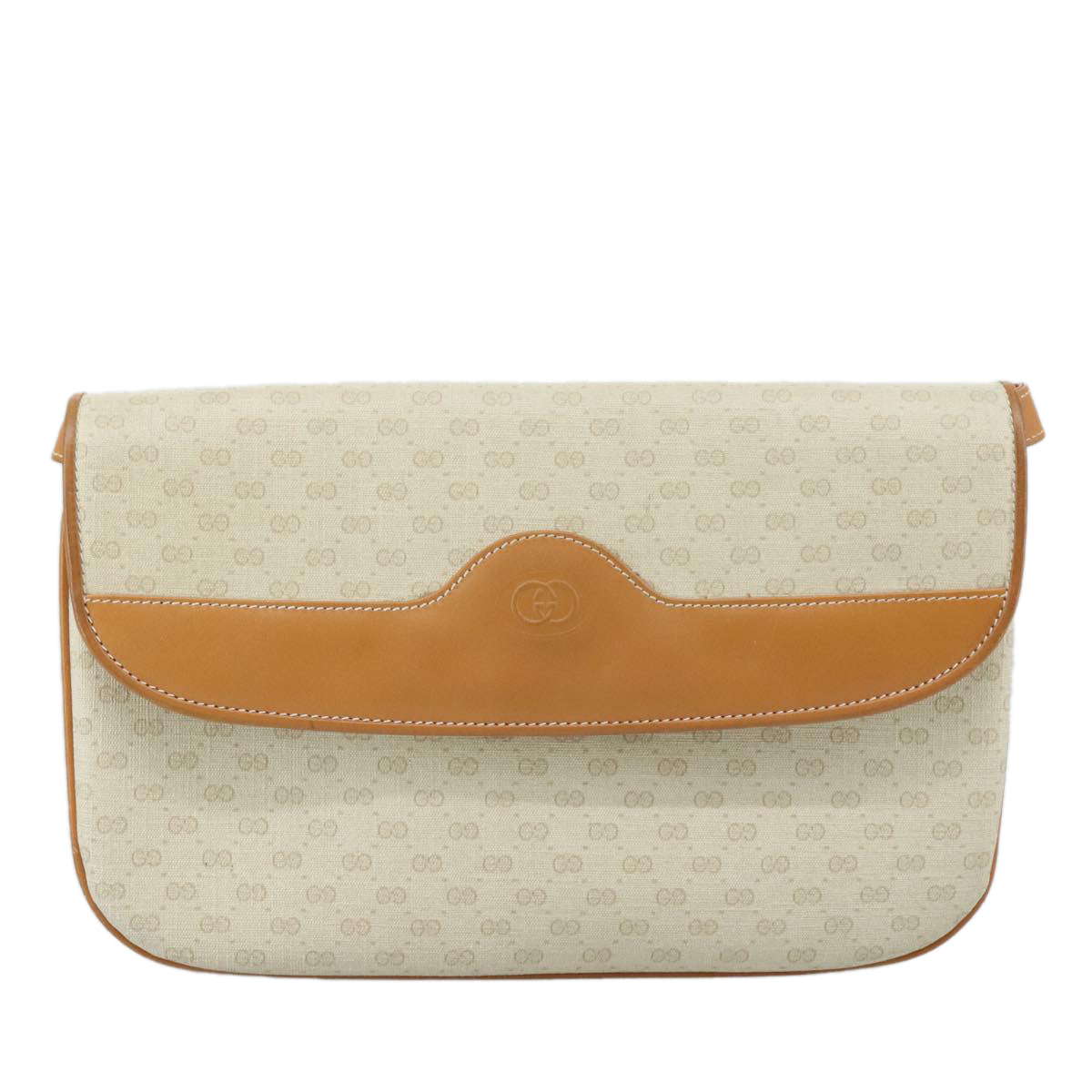 Gucci Gg Canvas White Canvas Shoulder Bag ()